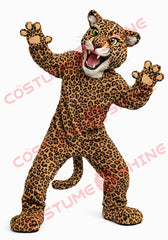 Adult Leopard Wildcat Mascot Costume Plush Full Body