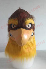 Fierce Hawk Mascot Costume with Yellow Feathers and Talons – Sports, School & Event Outfit