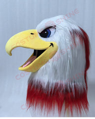Red Hawk Eagle Mascot Costume for Adults Men & Women Cheerleading Animal Fursuit