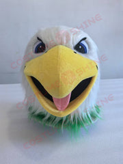 Green Hawk Eagle Mascot Costume for Adults Men & Women Cheerleading Animal Fursuit