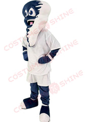 Cartoon Tornado Mascot Costume in White Sportswear – Whirlwind Character for School & Events