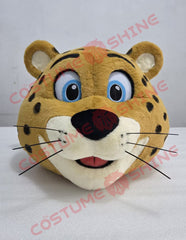 Cute Cheetah Mascot Costume for Adults – Furry Yellow Suit with Black Spots