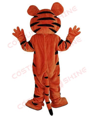 Cheerleading Baby Tiger Mascot Costume – Playful Animal Fursuit for Halloween Sports Events