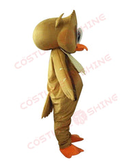 Cheerleading Big Brown Owl Mascot Costume for Adults Men & Women Animal Outfit