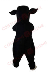 Black and White Cow Mascot Costume with Udder and Hooves – Farm & Dairy Events