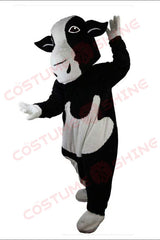 Black and White Cow Mascot Costume with Udder and Hooves – Farm & Dairy Events