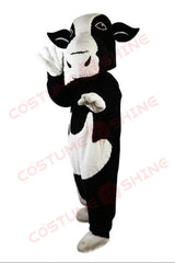 Black and White Cow Mascot Costume with Udder and Hooves – Farm & Dairy Events