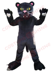 Black Panther Mascot Costume – Fierce Feline Suit for School Spirit & Sports Teams