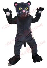 Black Panther Mascot Costume – Fierce Feline Suit for School Spirit & Sports Teams