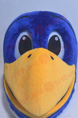 Blue Bird Mascot Costume for Adults – Customizable Plush Suit with Yellow Feet