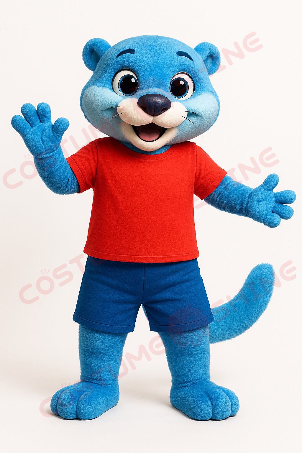 Disfraz de mascota tigre deportivo escolar, tamaño adulto, para hombre y mujer, con ventilador incorporado en la cabeza