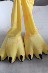 Blue Bird Mascot Costume with White Jersey & Yellow Talons – Customizable Plush Suit for Events