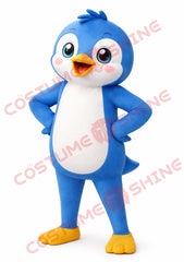 Blue Penguin Mascot Costume for Adults – Plush Suit）