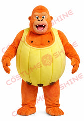 Banana Gorilla Mascot Costume for Adults – Funny Fruit Body Suit