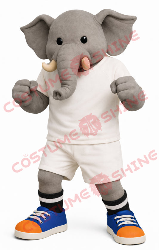 Elephant Mascot Costume Adult Classic Sports Outfit