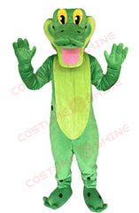 Green Alligator Mascot Costume – Funny Crocodile Suit for Kids Events & Brand Promotion