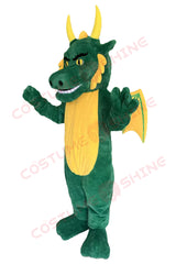 Fierce Green Dragon Mascot Costume – Winged Reptile Suit for Parades & Promotions
