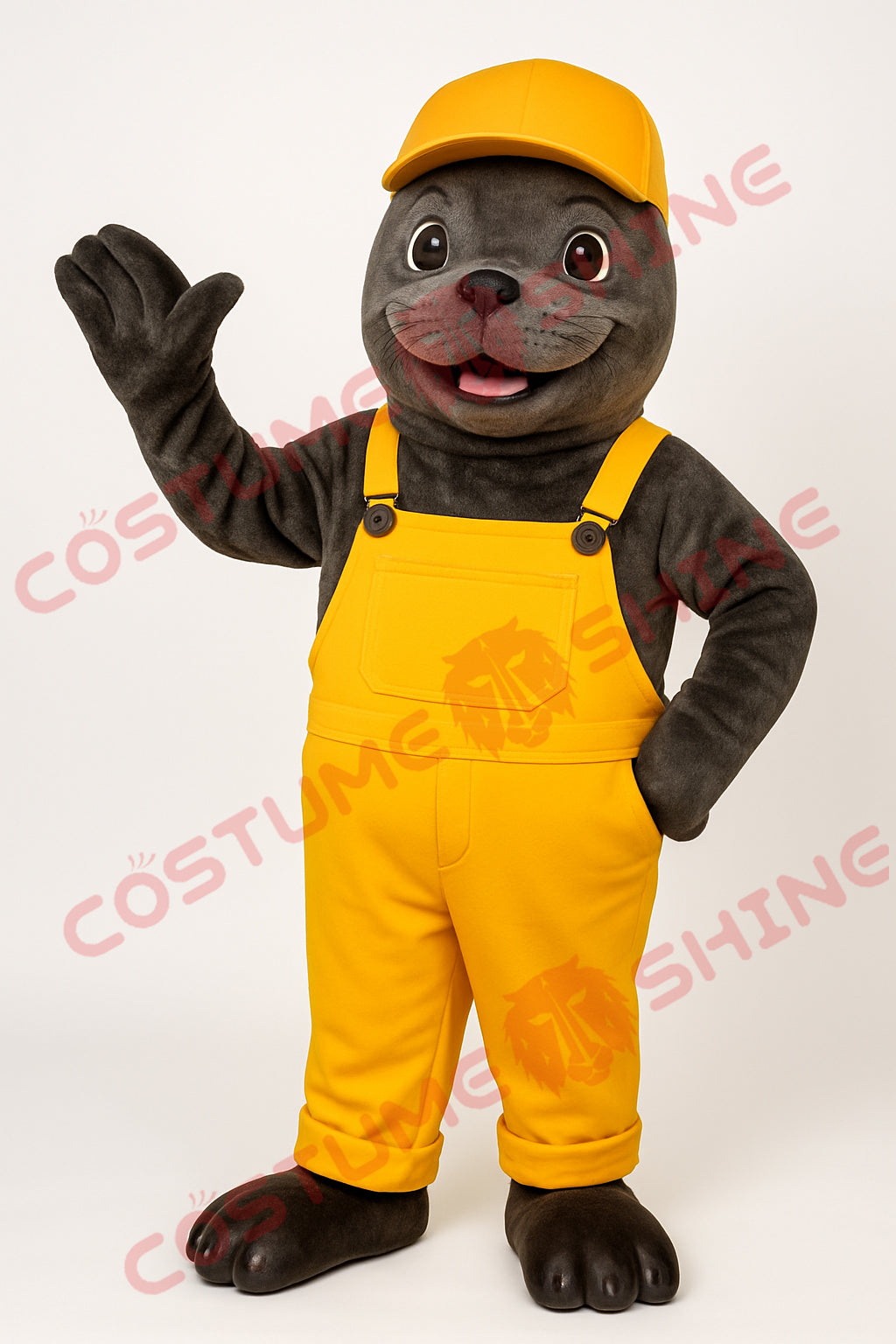 Disfraz de mascota de halcón azul con camisa blanca, tamaño adulto, para hombre y mujer, con ventilador incorporado en la cabeza 