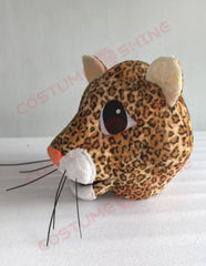 Leopard Mascot Costume for Adults – Spotted Cheetah Cat Plush Suit with Head & Feet