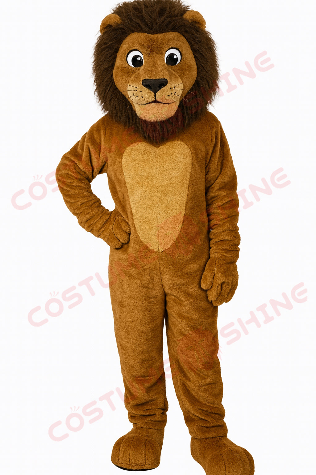 Lion Mascot Costume for Adults – Custom Plush Animal Suit for School, Sports Team & Business Events