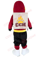 Red Astronaut Mascot Costume with Helmet – Space Explorer Character for Events & Schools