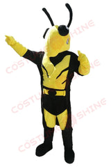 Yellow and Black Hornet Mascot Costume for Adults – Customizable Insect Character Outfit for Sports, Events & Promotions