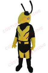 Yellow and Black Hornet Mascot Costume for Adults – Customizable Insect Character Outfit for Sports, Events & Promotions