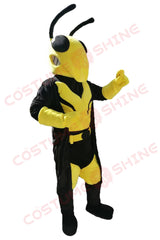 Yellow and Black Hornet Mascot Costume for Adults – Customizable Insect Character Outfit for Sports, Events & Promotions